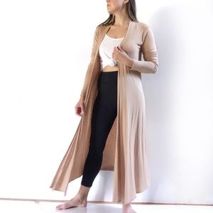 Riller & Fount Soft Jersey Long Duster Cardigan
